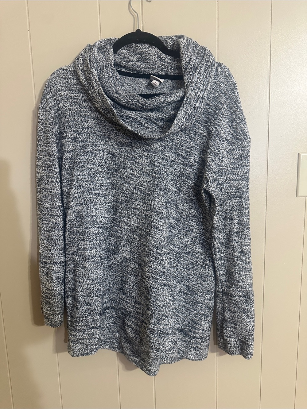 Merona Gray Marled Cowl Neck Sweater